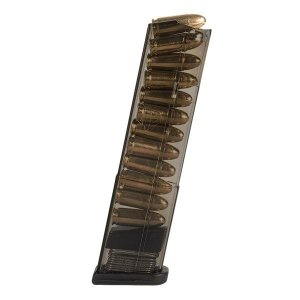ETS Group Carbon Smoke Magazine for Glock 43 9mm Luger 12 Rounds
