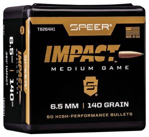 Speer TB264H1 Impact 6.5 Creedmoor 140gr Polymer Tip 50/Box