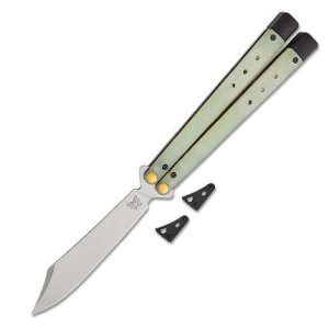 Benchmade 99 Necron Bali-Song CPM-S30V Scimitar Blade Jade G10 Handle