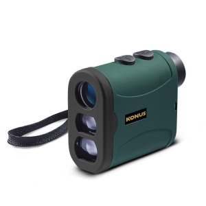 Konus 7317 EVO-1200 LRF 6x25mm 1200yd Rangefinder Black Rubber Armor