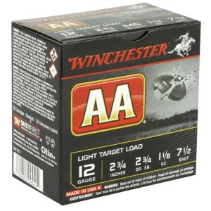 Winchester AA127 12 Gauge 2.75 in 1 1/8 oz 7.5 Shot 25 Rounds