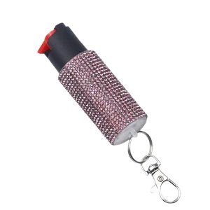 PSPI Eliminator Pepper Spray .5oz Keyring Pink