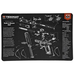 TekMat TEKR17SWMP Smith & Wesson M&P 11x17 in Neoprene Cleaning Mat