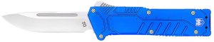 CobraTec BLUSFDNS Special Forces 3.25" OTF D2 Steel Knife Blue Handle