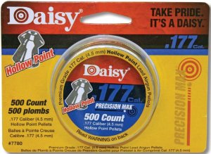 Daisy .177 Cal. Hollow Point Pellets in Tin
