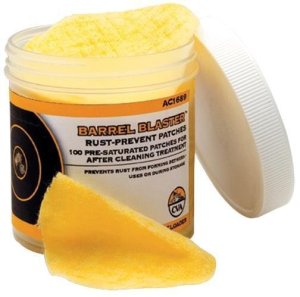 CVA AC1689 Barrel Blaster PreLubed Patches Against Rust and Corrosion Jar
