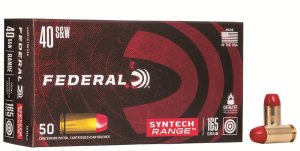 Federal AE40SJ1 40 S&W 165 Grain Total Synthetic Jacket 50 Rounds