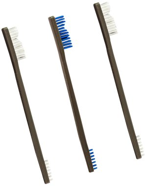 Otis Technologies 3 Pack Brushes 2 Nylon 1 Blue Nylon
