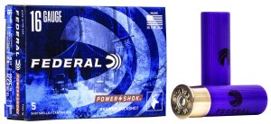 Federal F1641B Power-Shok 16 Gauge 2.75 in 12 Pellets 1 Buckshot 5 Rounds