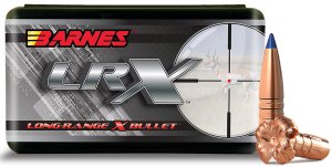 Barnes 30374 LRX 30 Caliber 200 Grain Boat Tail 50/Box Copper