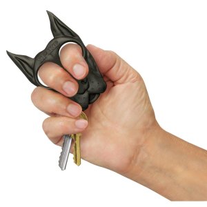 DNZ Products SPIKE Key Chain ABS Plastic 3.75In H x 2.50In W Black