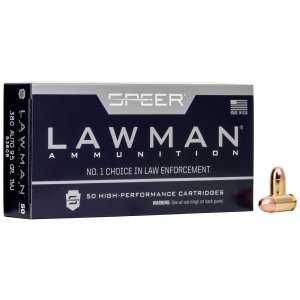 Speer Lawman Training 380 ACP 95 Grain Total Metal Jacket 50 Rounds