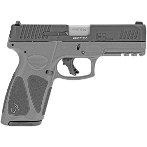 Taurus G3 Semi-Auto Pistol 9mm Luger Matte Black Slide Grey Polymer Finish