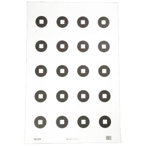 Action Target VB-320-100 Military 3" Aimpoint Dot Target, 23"x35", 100 Pack