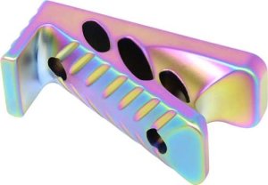 Guntec USA Ar15 Micro Angle Grip Rainbow PVD Coated ANGLEMICROMRPVD