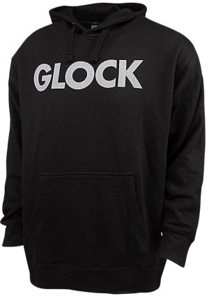 Glock AP95784 Traditional Black Hoodie XL Durable Soft Fabric