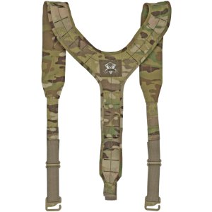 Grey Ghost Gear 9037-5 UGF 3 Point Suspenders, MultiCam, MOLLE/PALS