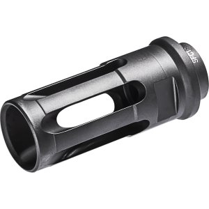SureFire WARCOMP 5.56 Closed-Tine Flash Hider & Suppressor Adapter - Heat Treated, DLC Coated