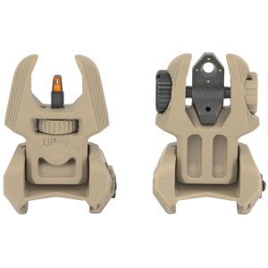 Meprolight 403440 FRBS Flip Backup Sights 4 Dot Rear/Orange Front Desert