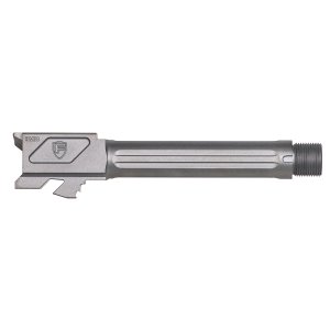 Fortis FM-G19-TB-GREY 9MM 4.5" Threaded Barrel for Glock 19, Gray Finish