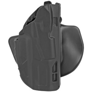 Safariland Model 7378, 7TS, ALS Concealment Holster w/ Flexible Paddle and Adjustable Belt Loop, Fits S&W M&PC, Kydex, Black, Right Hand 7378-222-411