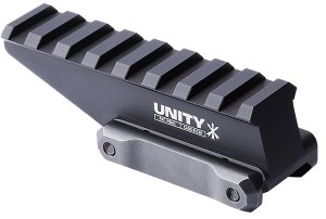 Unity Tactical FAST Red Dot Riser Direct Picatinny Anodized Black (Aluminum)