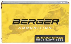 Berger Bullets 31011 6.5 Creedmoor 140gr Hybrid Target Ammo 20 Rounds