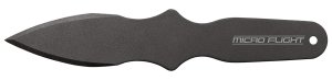 Cold Steel CS80STMB Micro Flight Thrower Fixed Plain Spear Point Black 550C Steel Blade/Handle