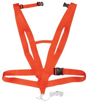 Hunters Specialties Deer Drag Deluxe Harness - HS-02019, Blaze Orange