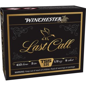 Winchester AMMO 410Ga 3in 10rd #9 Last Call Waterfowl TSS 1/2oz Shotshells