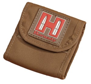 Hornady 99116 Rifle Ammo Pouch Tan Cordura 10rd Velcro Closure