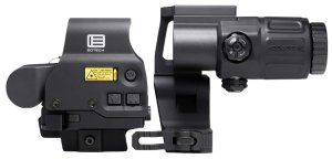 EO Tech HHS STC EXPS3-0 G33 Magnifier 1x/3x Red Dot Optics Combo Black