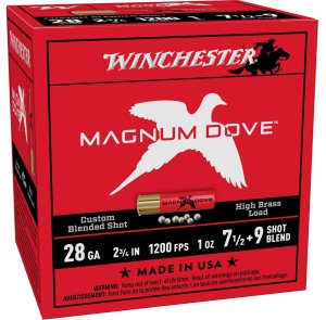 Winchester WIN MAG DOVE 28 GAUGE 2.75In 1oz Shot #7.5-9
