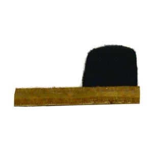 Bear Traditional Hair Rest - AS3572000, Black, Ambidextrous, Self Adhesive, Quiet Platform, Silent Wall