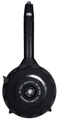 Iver Johnson Glock40BLK 50-Round .40SW Drum Magazine Matte Black