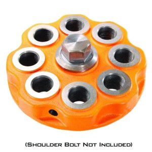 Lyman 7726165 Brass Smith All-American 8 Press Extra Turret Orange