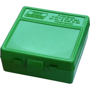 MTM Case-Gard P100310 Multi-Caliber Handgun Polypropylene 100rd Green