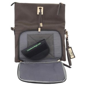 Cameleon Aya 49073 Conceal Carry Purse Clutch/Crossbody Black
