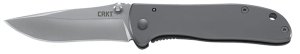 CRKT Drifter EDC Knife 2.88" Satin Blade Silver Stainless Handle