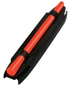 HiViz S300R Magnetic Front Sight Black Red Fiber Optic .218"-.328" Rib