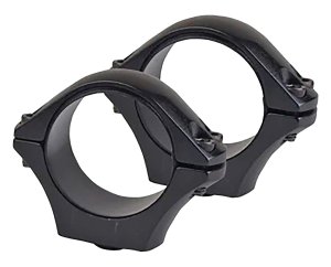 Tikka Opti-Lock Rings 1" Extra Low Black Steel Set S1300923