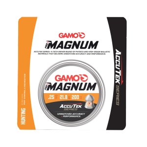 Gamo USA Accutek Pro Magnum 25 Cal 200 Per Tin