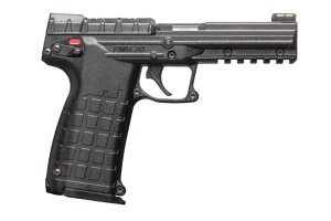 Kel-Tec PMR30BBLK High-Capacity .22 Magnum Semi-Auto Pistol: Lightweight, Compact, 4.3-Inch Fluted Steel Barrel, 30+1 Rounds, Picatinny Rail, Black Polymer Grip