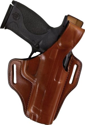 Bianchi Model 56 Serpent Thumb Snap Holster for Ruger LCR .38 - Right Hand Plain Tan, High-Ride Concealment Design