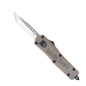 CobraTec MWTPFS3TNS FS-3 OTF Knife 3" D2 Tanto Blade Tan Handle
