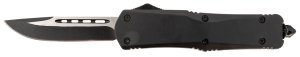 SRK Spartan 440C Stainless 3.75In Drop Point Black/Silver T624BDP