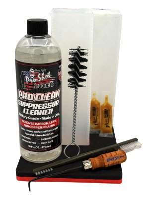 Pro-Shot SPR-CLNG-KIT Suppressor Cleaning Kit 16 oz Cleaner & Brushes
