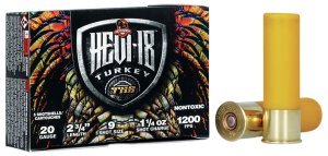 HEVI-Shot HEVI-18 TSS Turkey 20 Gauge, 1.25oz, 2.75in, Tungsten Shot 9, 5-Round Shotgun Ammo