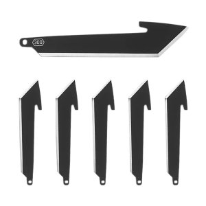 Outdoor Edge RRT30K6C 3 In Tanto Plain Black Oxide 420J2 SS 6 Blades