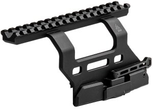 UTG MTUAK01 Quick-Detachable AK Side Mount Matte Black Anodized